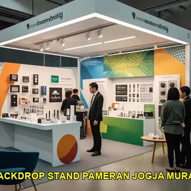 backdrop stand pameran jogja murah